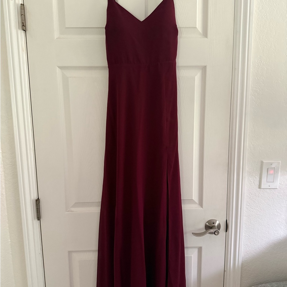 Birdy Grey Deep Red Maxi Dress
